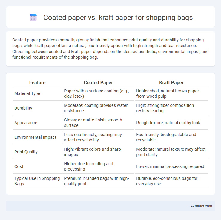 Coated paper vs. kraft paper for shopping bags - What is The Difference?