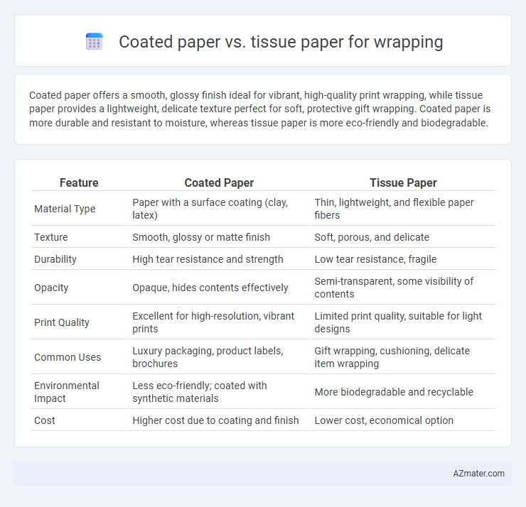 Coated paper vs. tissue paper for wrapping - What is The Difference?