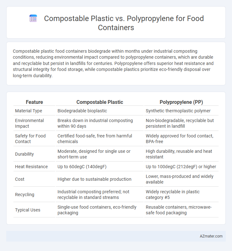 Compostable Plastic vs. Polypropylene for Food Containers - What is The Difference?