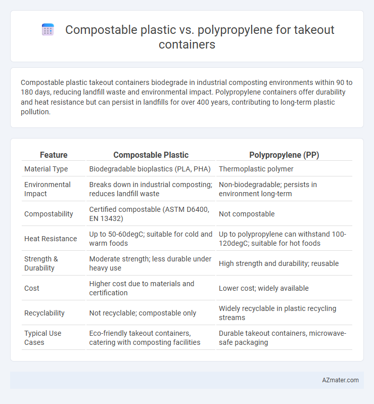 Compostable plastic vs. polypropylene for takeout containers - What is The Difference?