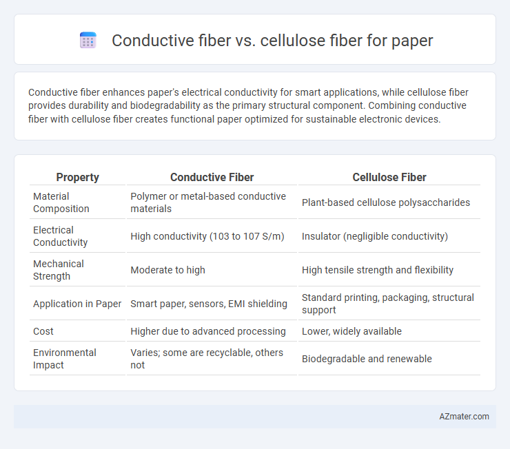 Conductive fiber vs. cellulose fiber for paper - What is The Difference?