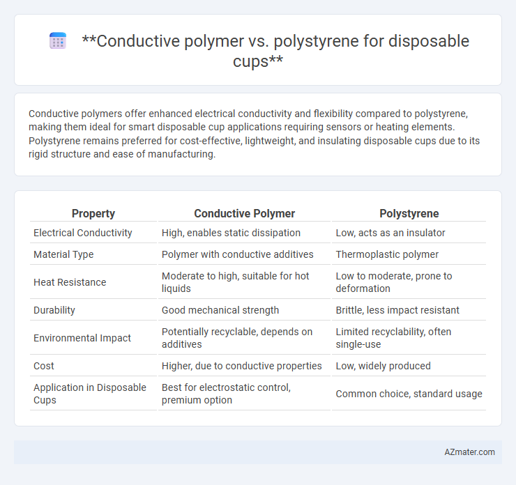 Conductive polymer vs. polystyrene for disposable cups - What is The Difference?