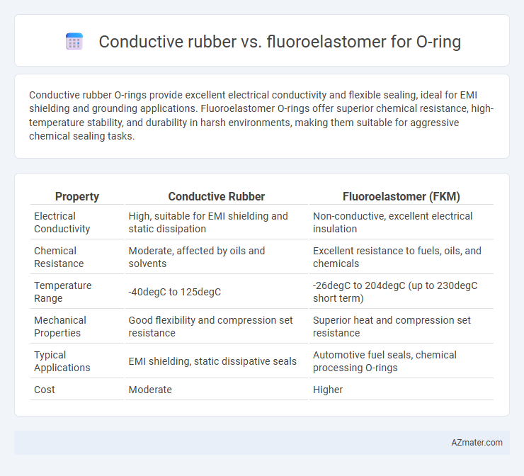 Conductive rubber vs. fluoroelastomer for O-ring - What is The Difference?