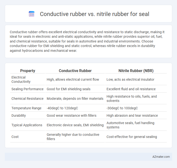Conductive rubber vs. nitrile rubber for seal - What is The Difference?