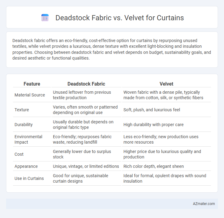 Deadstock Fabric vs. Velvet for Curtains - What is The Difference?