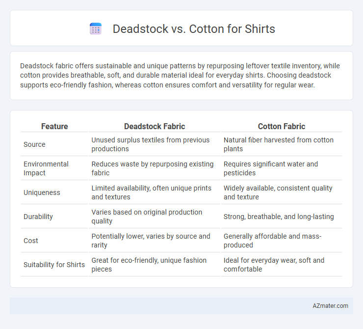 Deadstock vs. Cotton for Shirts - What is The Difference?