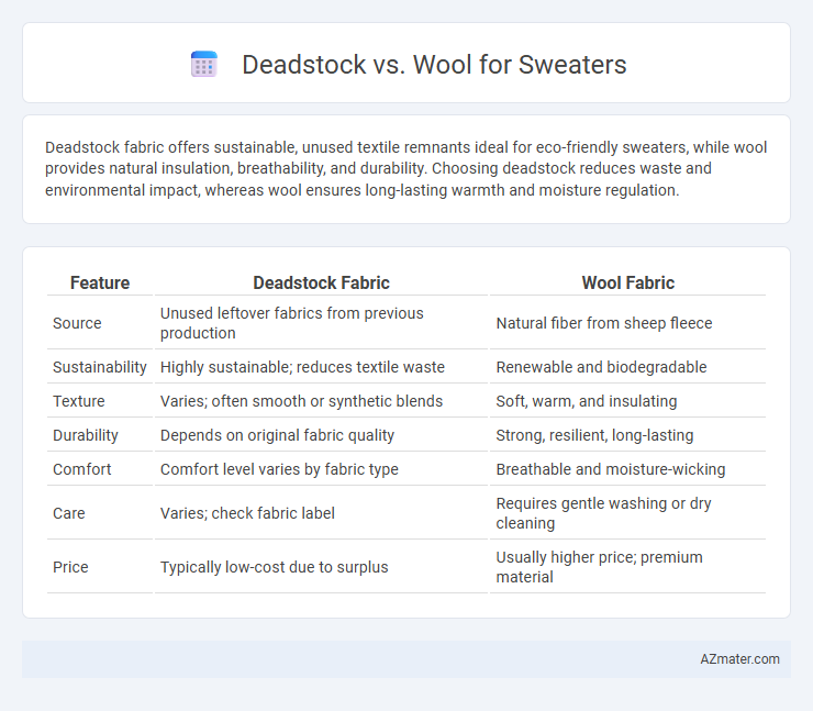 Deadstock vs. Wool for Sweaters - What is The Difference?