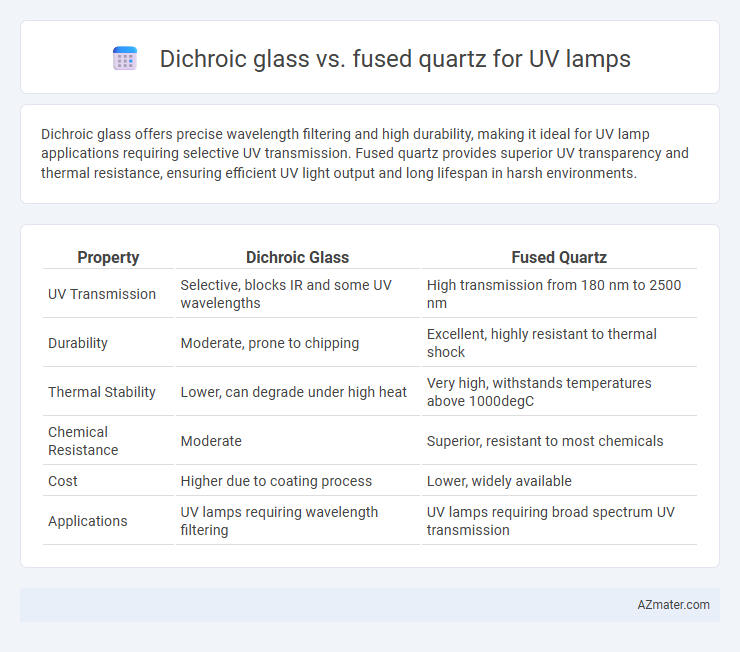 Dichroic glass vs. fused quartz for UV lamps - What is The Difference?