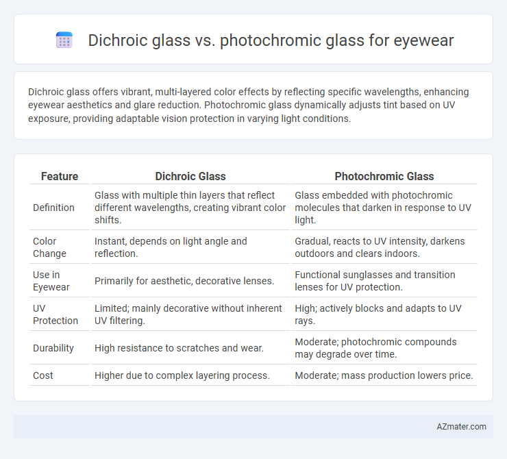 Dichroic glass vs. photochromic glass for eyewear - What is The Difference?