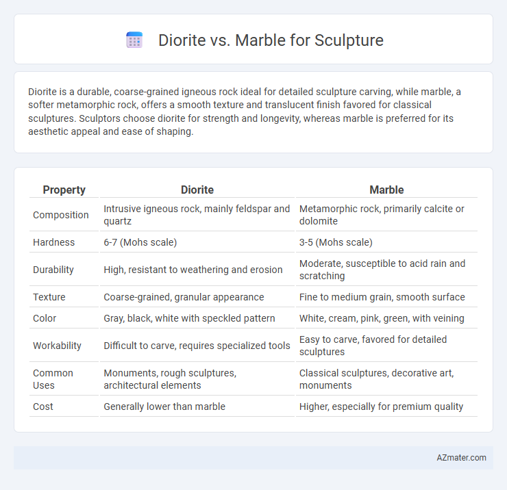 Diorite vs. Marble for Sculpture - What is The Difference?