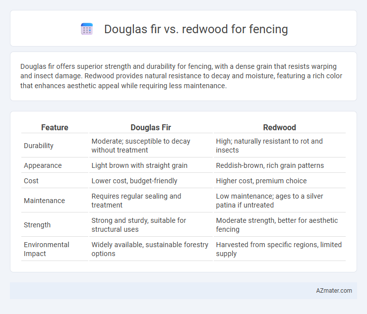 Douglas fir vs. redwood for fencing - What is The Difference?
