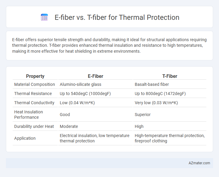 E-fiber vs. T-fiber for Thermal Protection - What is The Difference?