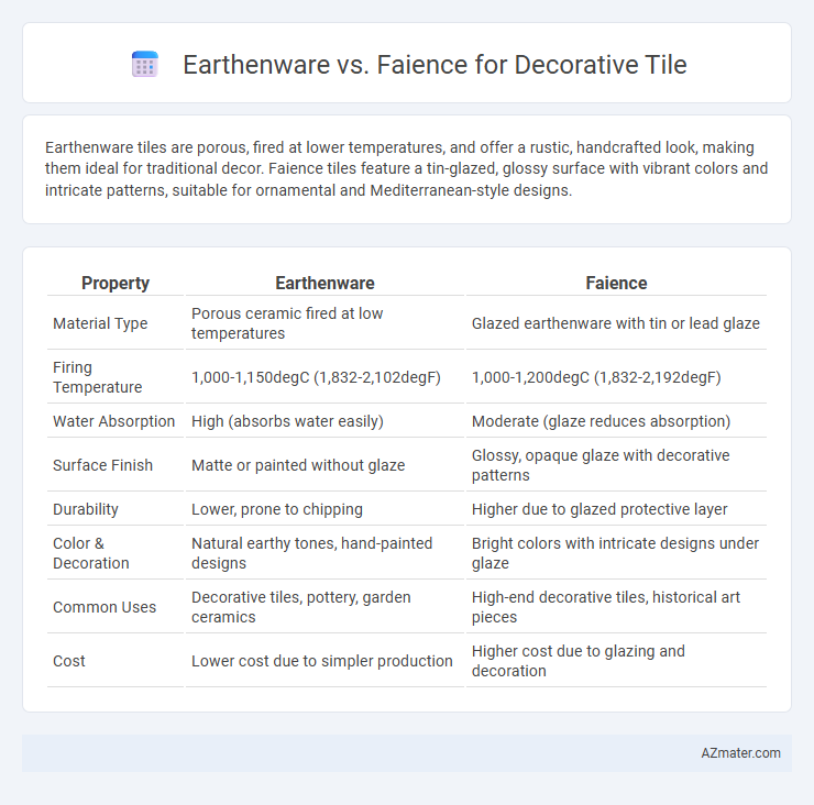 Earthenware vs. Faience for Decorative Tile - What is The Difference?