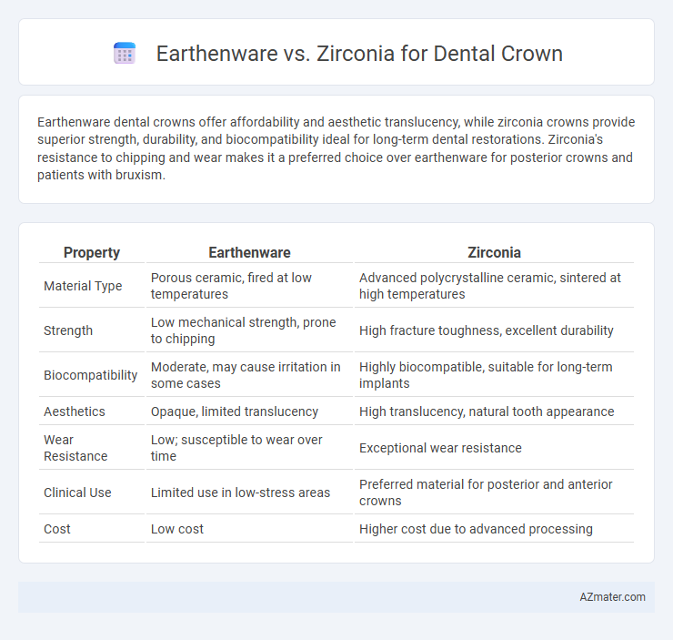Earthenware vs. Zirconia for Dental Crown - What is The Difference?