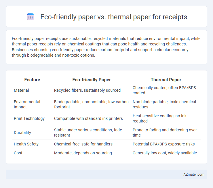 Eco-friendly paper vs. thermal paper for receipts - What is The Difference?