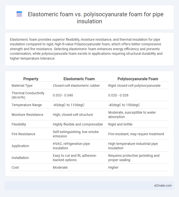 Elastomeric foam vs. polyisocyanurate foam for pipe insulation - What is The Difference?