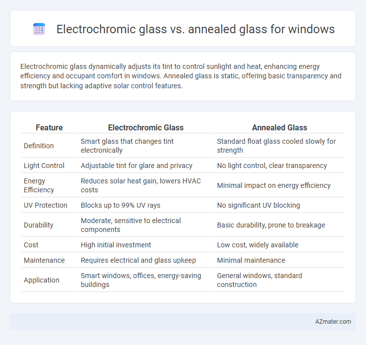 Electrochromic glass vs. annealed glass for windows - What is The Difference?