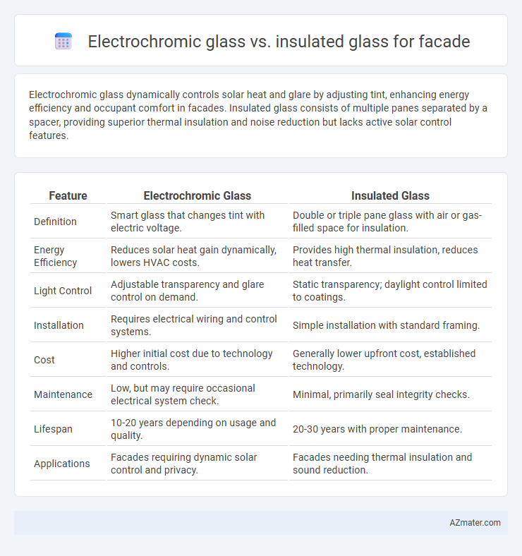 Electrochromic glass vs. insulated glass for facade - What is The Difference?