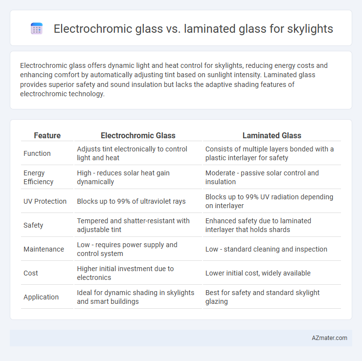 Electrochromic glass vs. laminated glass for skylights - What is The Difference?