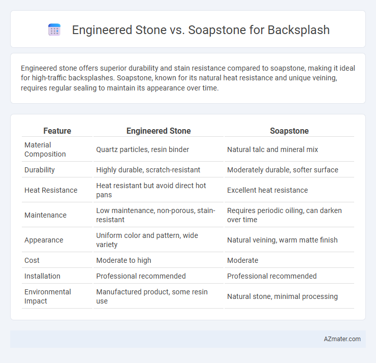 Engineered Stone vs. Soapstone for Backsplash - What is The Difference?