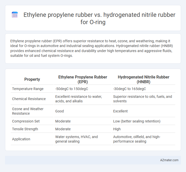 Ethylene propylene rubber vs. hydrogenated nitrile rubber for O-ring - What is The Difference?