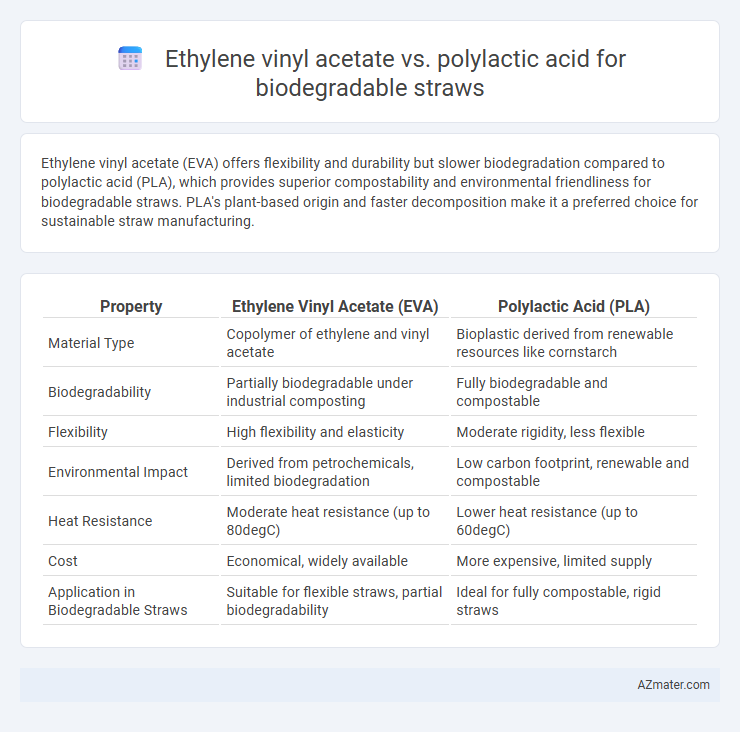 Ethylene vinyl acetate vs. polylactic acid for biodegradable straws - What is The Difference?