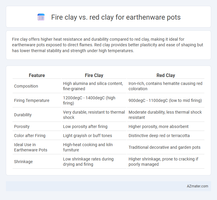 Fire clay vs. red clay for earthenware pots - What is The Difference?