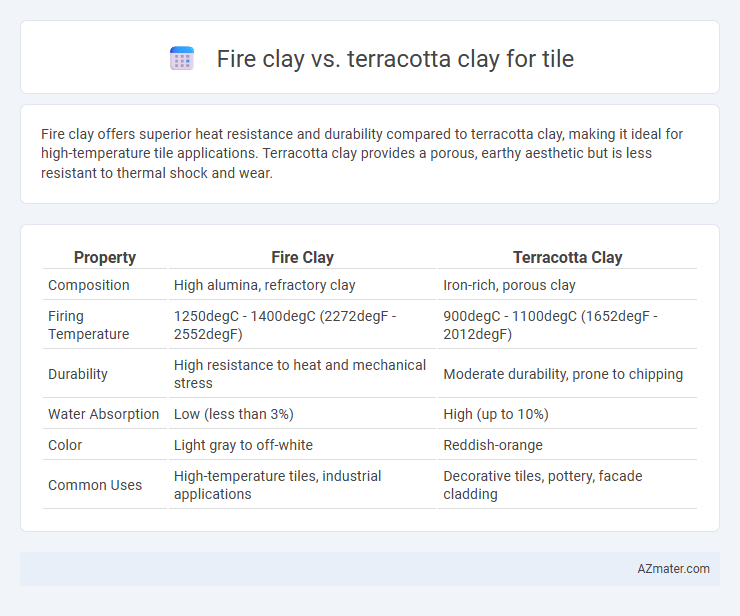Fire clay vs. terracotta clay for tile - What is The Difference?