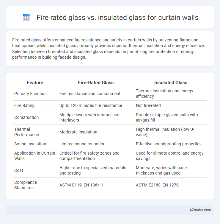 Fire-rated glass vs. insulated glass for curtain walls - What is The Difference?