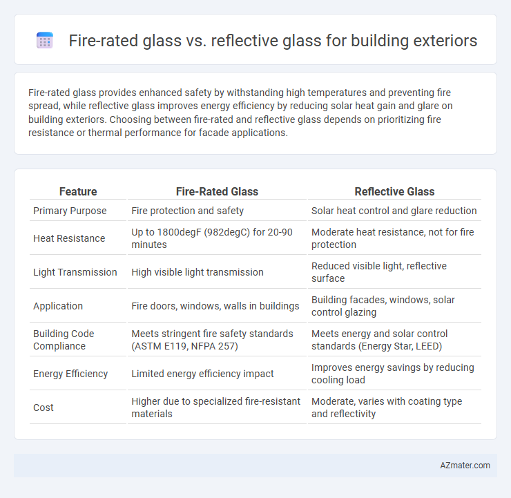 Fire-rated glass vs. reflective glass for building exteriors - What is The Difference?