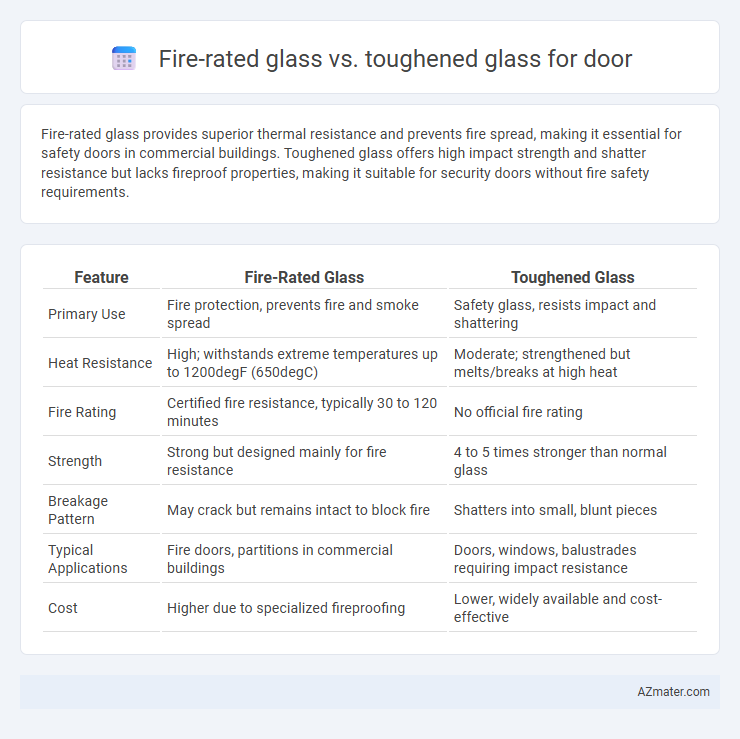 Fire-rated glass vs. toughened glass for door - What is The Difference?