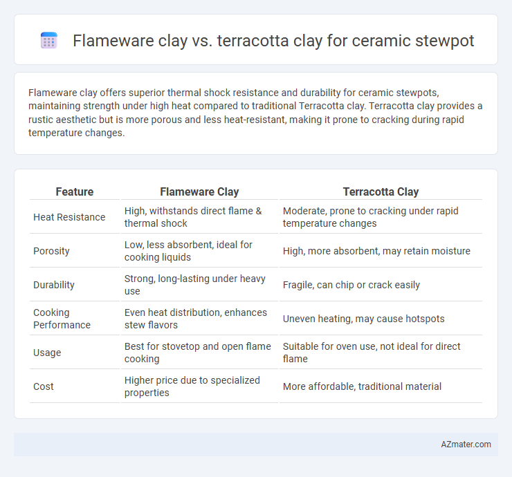 Flameware clay vs. terracotta clay for ceramic stewpot - What is The Difference?