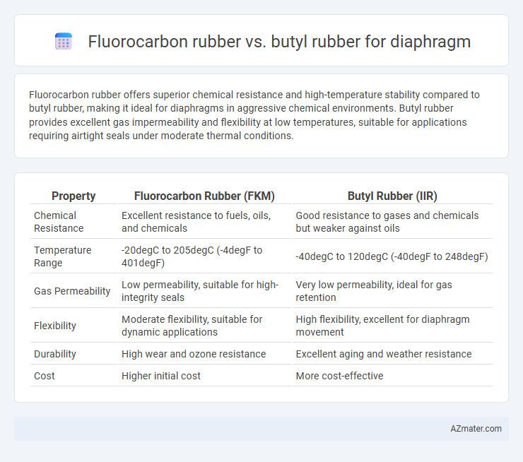 Fluorocarbon rubber vs. butyl rubber for diaphragm - What is The Difference?