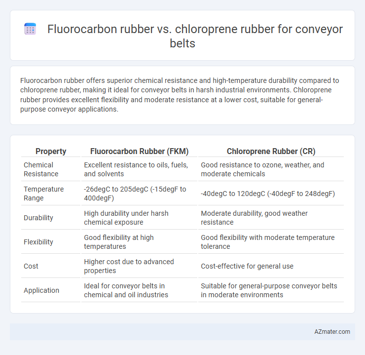 Fluorocarbon rubber vs. chloroprene rubber for conveyor belts - What is The Difference?
