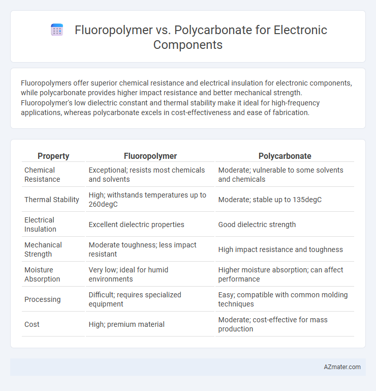 Fluoropolymer vs. Polycarbonate for Electronic Components - What is The Difference?