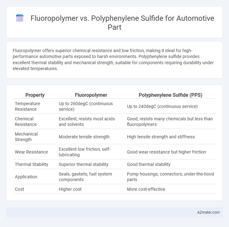 Fluoropolymer vs. Polyphenylene Sulfide for Automotive Part - What is The Difference?