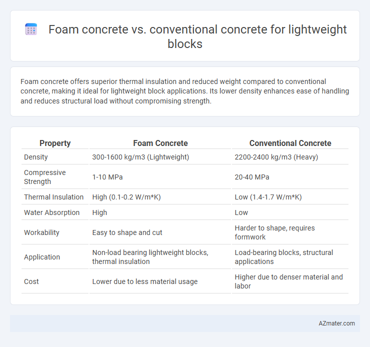 Foam concrete vs. conventional concrete for lightweight blocks - What is The Difference?