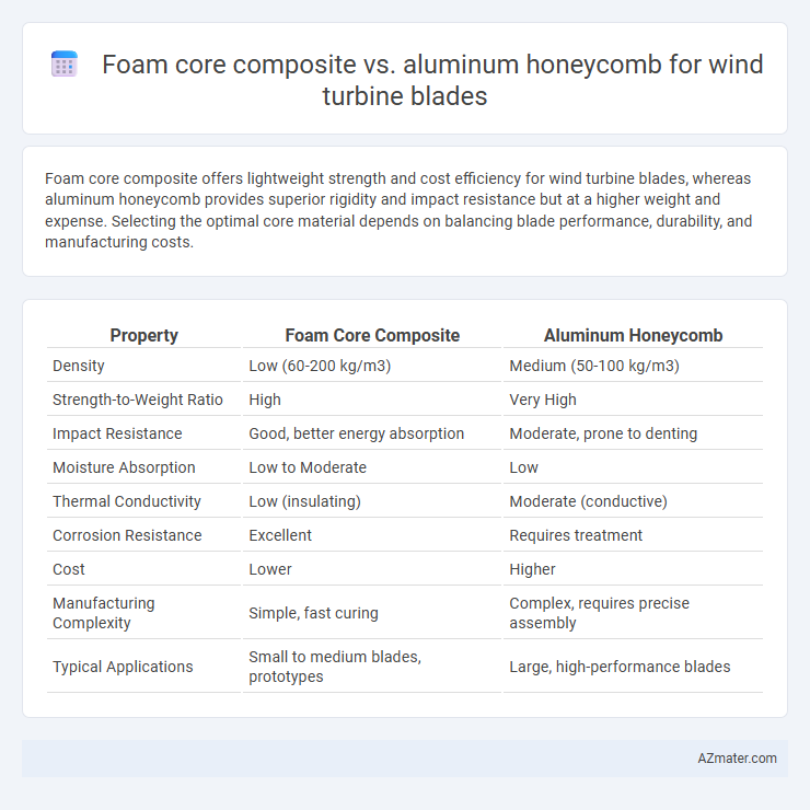 Foam core composite vs. aluminum honeycomb for wind turbine blades - What is The Difference?