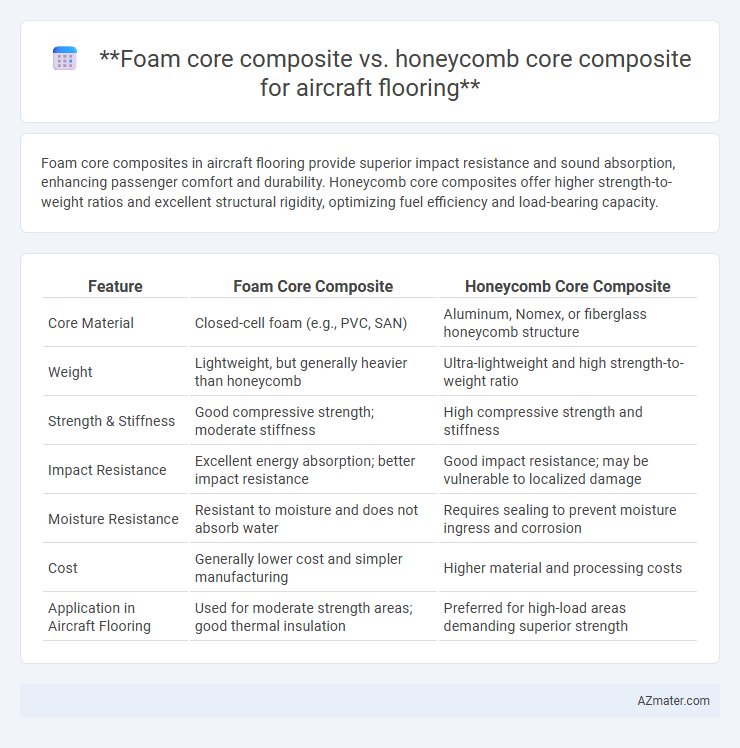 Foam core composite vs. honeycomb core composite for aircraft flooring - What is The Difference?