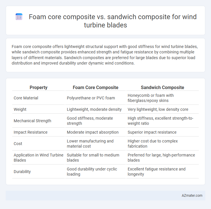 Foam core composite vs. sandwich composite for wind turbine blades - What is The Difference?