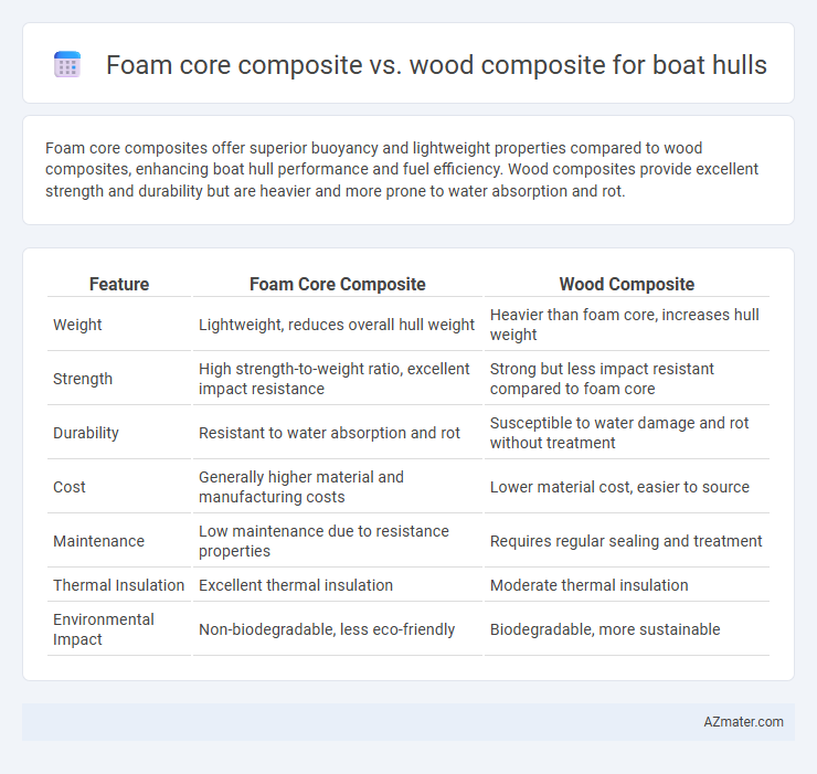Foam core composite vs. wood composite for boat hulls - What is The Difference?