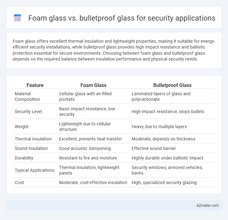 Foam glass vs. bulletproof glass for security applications - What is The Difference?