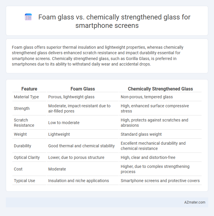 Foam glass vs. chemically strengthened glass for smartphone screens - What is The Difference?