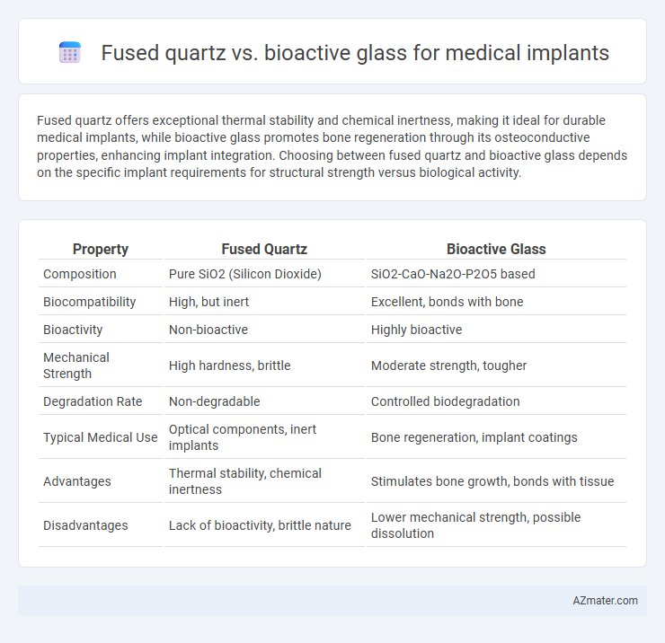 Fused quartz vs. bioactive glass for medical implants - What is The Difference?