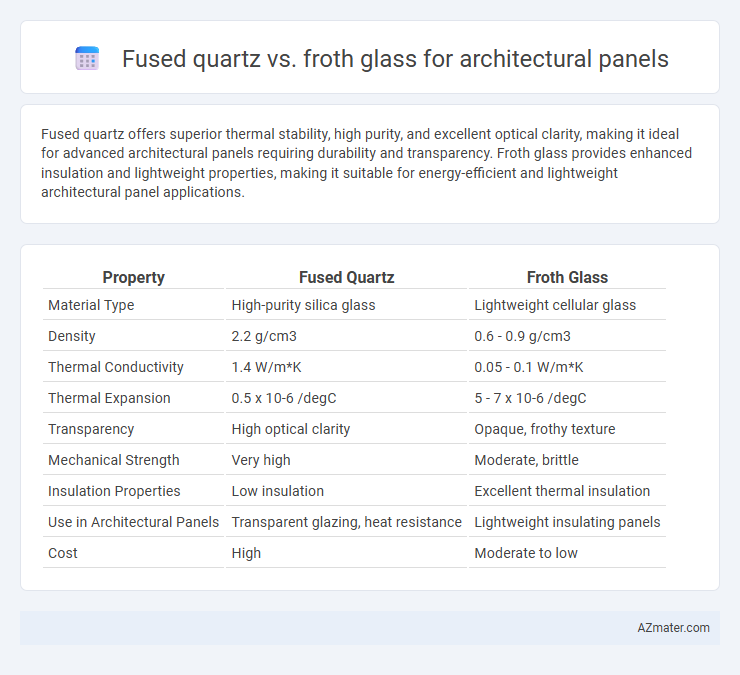 Fused quartz vs. froth glass for architectural panels - What is The Difference?