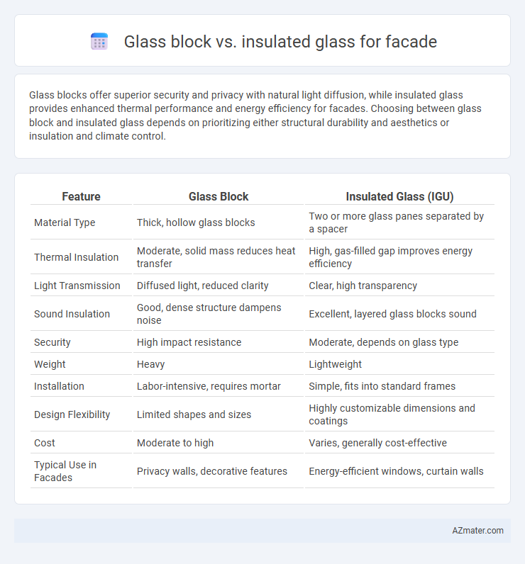 Glass block vs. insulated glass for facade - What is The Difference?