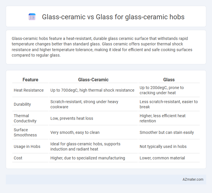Glass-ceramic vs Glass for glass-ceramic hobs - What is The Difference?