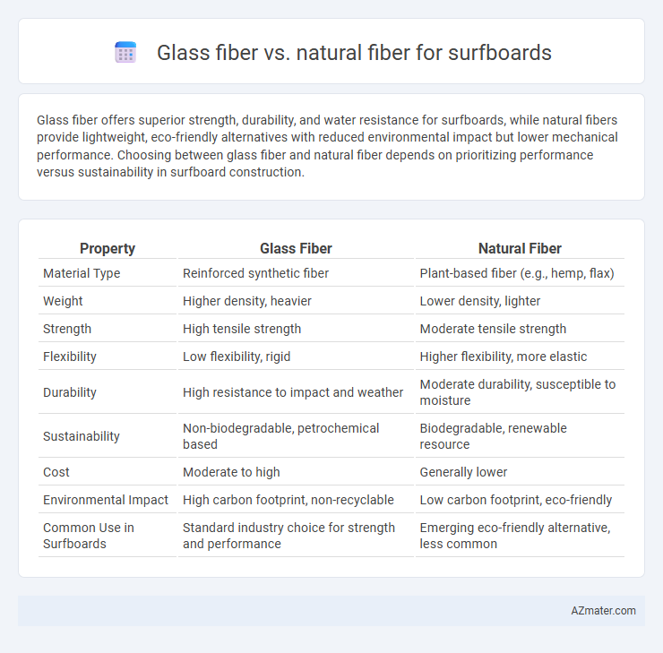 Glass fiber vs. natural fiber for surfboards - What is The Difference?