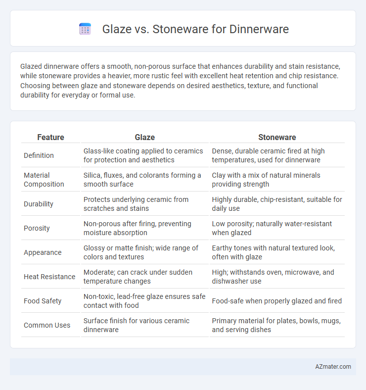 Glaze vs. Stoneware for Dinnerware - What is The Difference?