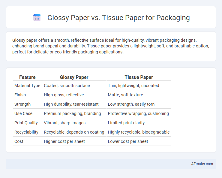 Glossy Paper vs. Tissue Paper for Packaging - What is The Difference?